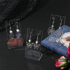 10 шт. акриловые подставки для ожерелий в форме буквы L NDIS-SC0001-02A