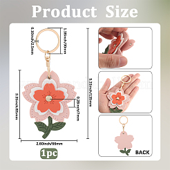 1шт брелок из искусственной кожи pu&nbsp;KEYC-SP0001-44B