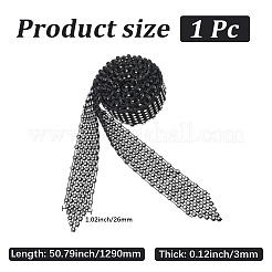 Галстуки из сплава со стразами&nbsp;AJEW-WH20006-208A