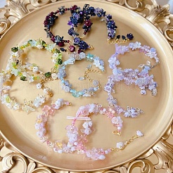 Кабошоны из светящейся цветочной смолы CRES-T025-10F