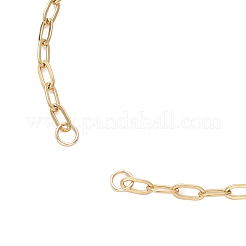 Изготовление браслета-цепочки из канцелярской скрепки толщиной 2.5 мм из нержавеющей стали 304&nbsp;AJEW-JB01403