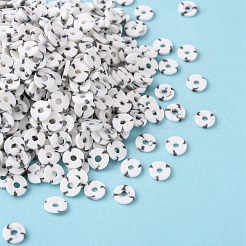 Двухцветные бусины из полимерной глины ручной работы.&nbsp;CLAY-N008-B010E