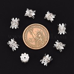 Латунные горный хрусталь шарик крышки&nbsp;X-RB-H042-14