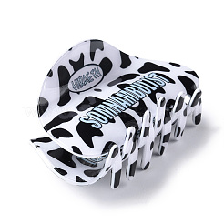 Pinzas para el cabello con garras de pvc con estampado de leopardo&nbsp;LS-PHAR-M013-02E