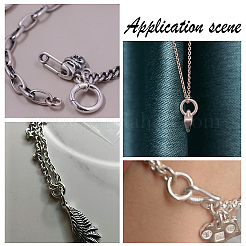 3 pz 3 stili 925 anelli a molla in argento sterling con 925 timbri&nbsp;STER-PH0001-54