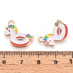 Подвески из сплава и эмали на пляжную тематику&nbsp;X-ENAM-T022-33G