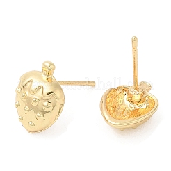 Женские серьги-гвоздики из клубничного сплава&nbsp;PALLOY-Q447-02LG