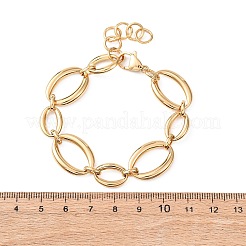 Браслеты-цепочки из нержавеющей стали 304 для женщин&nbsp;BJEW-K293-05G