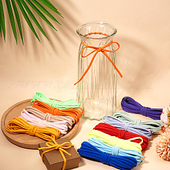 60м 12-х цветный плоский нейлоновый эластичный шнур OCOR-GF0003-66