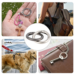 12 шт. 6 стиля застежек для ключей из цинкового сплава FIND-CP0001-55