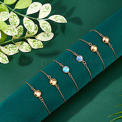 10 шт. 304 нержавеющая сталь слайдер кабель цепь слайдер браслет изготовление&nbsp;DIY-DC00002