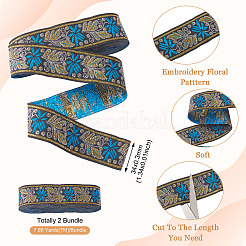 Вышивка полиэфирными лентами в этническом стиле&nbsp;SK-TAC0001-03