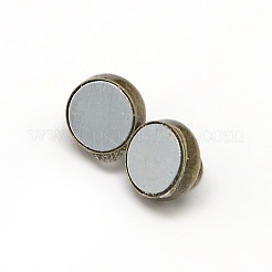 Колонна латунные магнитные застежки с петлями&nbsp;KK-M064-AB-NR