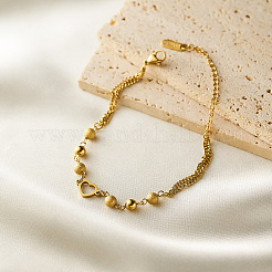 Pulseras de eslabones de acero inoxidable 304&nbsp;WG0F64C-01