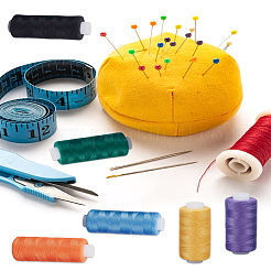 10 Stück 10 Farben Polyester-Nähgarn&nbsp;TOOL-LP0001-38