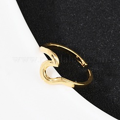 Латунные регулируемые манжеты для женщин&nbsp;RJEW-B132-03G