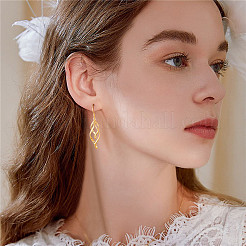 Латунь болтающийся серьги JE888C