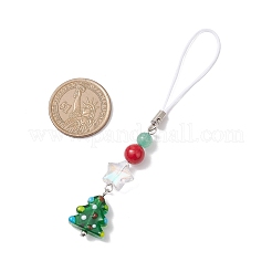 5 шт. ремешки для мобильного телефона из лэмпворка ручной работы&nbsp;HJEW-TA00372