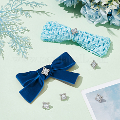 6 шт. латунные пуговицы с 1 отверстиями и хвостовиком из циркония DIY-FG0005-16