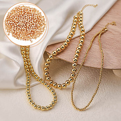 500 шт. латунные бусины с покрытием стойки KK-AN0001-07