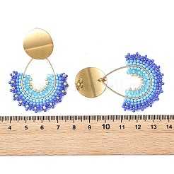 Pendientes de botón de acero inoxidable 304&nbsp;EJEW-MZ00755-02