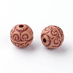 Имитация деревянные бусины акриловые SACR-Q186-03