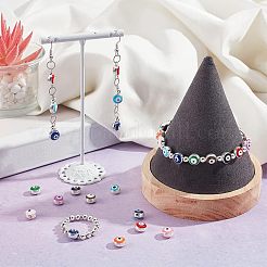 12 цвет сплава эмаль европейские бусины ENAM-NB0001-40G