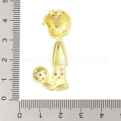 Anhänger aus Messing mit Gestellbeschichtung aus klarem Kubisch Zirkonia&nbsp;KK-S380-40A-G