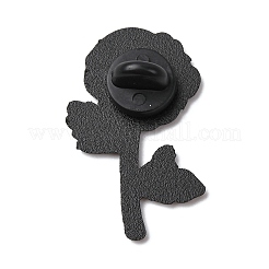 Épingles en émail en forme de coquelicot&nbsp;JEWB-A038-10A-EB