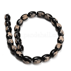 Filo di perline di agata naturale&nbsp;GG-CBA4812-A04-10x14MM