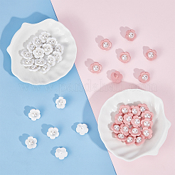 50 шт. 2-х цветные пластиковые пуговицы с 1 отверстиями на ножке BUTT-GF0001-16