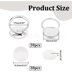 Наборы для изготовления колец на палец своими руками DIY-UN0001-21P