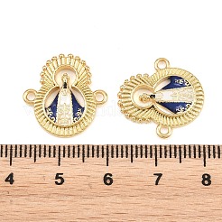 Breloques de connexion vierges en laiton émaillé pour religion&nbsp;KK-L275-31G