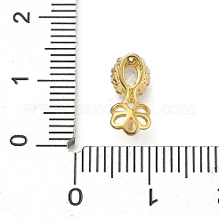 925 подвеска-цветок из стерлингового серебра с прозрачными кубическими цирконами&nbsp;STER-P068-01G