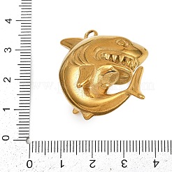 Pendentifs animaux marins en acier inoxydable 304&nbsp;STAS-P402-05B-G