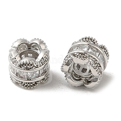 Стойки обшивки латунь кубического циркония европейский шариков KK-K349-10P