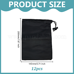 Мешочки из ткани Оксфорд со шнурком и завязкой&nbsp;ABAG-WH0039-63B