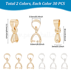 60 шт. 2-цветная стойка с латунным покрытием&nbsp;KK-UN0004-72