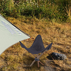 Taburete triangular de tela para exterior&nbsp;AJEW-WH20022-09D