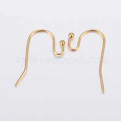 Ионное покрытие (ip) крючки для сережек из нержавеющей стали 304 X-STAS-H448-01G