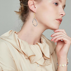 486 шт. 15 вида гальванических покрытий и прозрачные стеклянные бусины&nbsp;DIY-AR0002-76