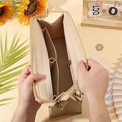 Rechteckiger Geldbeutel-Organizer-Einsatz aus Filz&nbsp;DIY-CO0001-11B-01