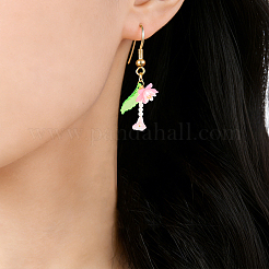 DIYジュエリー作成キット  真鍮ボールピンを含む  アクリルビーズとビーズ  ミックスカラー  35x0.6mm  30pc&nbsp;DIY-SZ0010-99