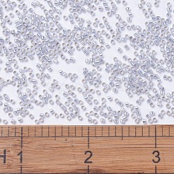 MIYUKIデリカビーズ  シリンダー  日本製シードビーズ  11/0  （db1435)シルバーライニングペールアメジスト  1.3x1.6mm  穴：0.8mm  約10000個/袋  50 G /袋&nbsp;SEED-X0054-DB1435