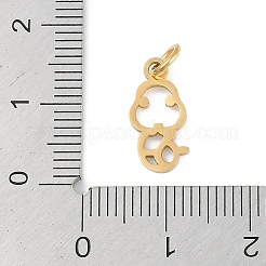 Anhänger aus Edelstahl 304&nbsp;STAS-L279-001G-06