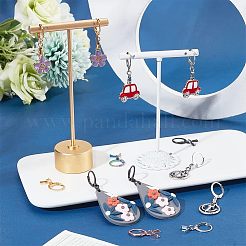 45 шт. 5 цвета фурнитура для сережек из нержавеющей стали 304 STAS-NB0001-74