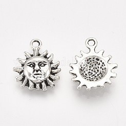 Подвески из сплава в тибетском стиле TIBEP-Q087-001AS-RS