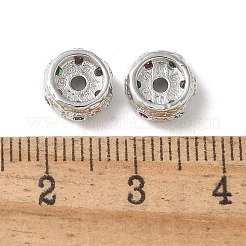 Perline zirconi micro pave  in ottone&nbsp;KK-P290-53P