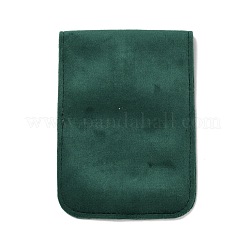 Bolsas de terciopelo para guardar joyas con botón a presión para pulseras&nbsp;ABAG-P013-01C