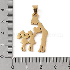 День матери ионное покрытие (IP) 304 подвески из нержавеющей стали&nbsp;STAS-U002-05G